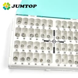 JUMTOP Dental Kid Crowns Primary Molar Temporary Crowns Dentist Tools Orthodontic Materials