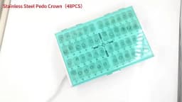 JUMTOP Dental Kid Crowns Primary Molar Temporary Crowns Dentist Tools Orthodontic Materials