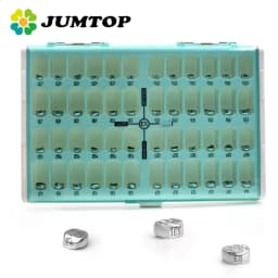 JUMTOP Dental Kid Crowns Primary Molar Temporary Crowns Dentist Tools Orthodontic Materials