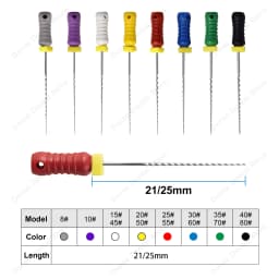 Glin NITI Reamer handuse Endodontic File Dental Instrument for Root Canal Treatment and Canal Preparation Endodontics