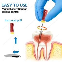 Glin NITI Reamer handuse Endodontic File Dental Instrument for Root Canal Treatment and Canal Preparation Endodontics