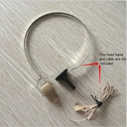 Bone Conductor Receiver Hearing Aid Bone Conduction Headphone Accessory Sound Amplifier 3 Pin Bone Conduction Earphone Headband