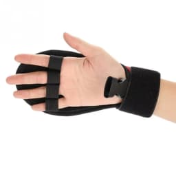 Adjustable Elderly Assist Fixation Glove Hemiplegia Patient Hand Stroke Rehabilitation Train Splints Waterproof Finger Protector