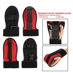 Adjustable Elderly Assist Fixation Glove Hemiplegia Patient Hand Stroke Rehabilitation Train Splints Waterproof Finger Protector