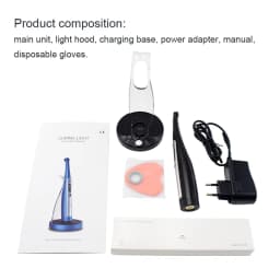 Denta Nail Curing Light 1 Second Body Wireless Curing 6 Mode Functions Continuous Shift Resin Curing Machine Metal NEW