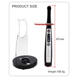 Denta Nail Curing Light 1 Second Body Wireless Curing 6 Mode Functions Continuous Shift Resin Curing Machine Metal NEW