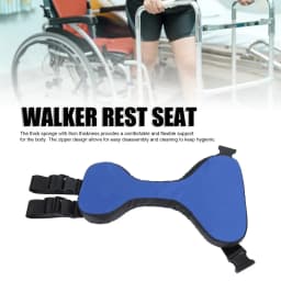 Profession Attachable Seat Folding Walker Rest Seat Walking Aids Cushion Easy Installation Replacement Accessory Mobility Helper