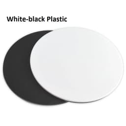 Stereo Microscope Working Stage Transparent Translucent Round Specimen Plate Frosted Glass White Black Plastic Work Board