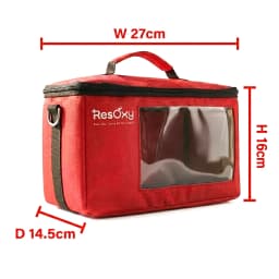 Hard Shell Travel Case Designed for E7 Patient Monitor Heavy Duty Medical Equipment Carrier Bag with Handle and Shoulder Strap