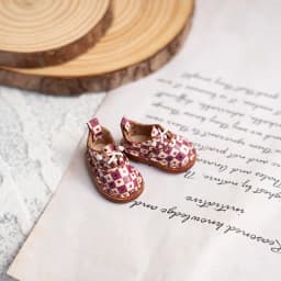 Blythe Baby Shoes Mini Toy Accessories OB22 Shoes Checker Shoes Small Cloth UFDOLL Mini Body OB24 Handmade Cowhide Shoes