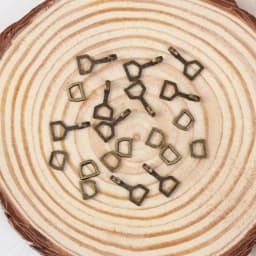 10 Sets Newest Metal 14mm Mini Ultra-small Belt Buckle Doll Bags Buckles Diy Doll Buttons Shoes Accessories