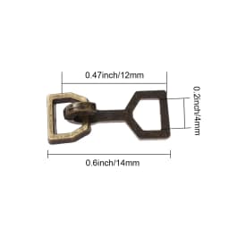 10 Sets Newest Metal 14mm Mini Ultra-small Belt Buckle Doll Bags Buckles Diy Doll Buttons Shoes Accessories