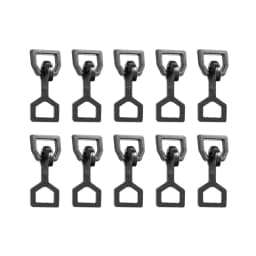 10 Sets Newest Metal 14mm Mini Ultra-small Belt Buckle Doll Bags Buckles Diy Doll Buttons Shoes Accessories