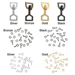 10 Sets Newest Metal 14mm Mini Ultra-small Belt Buckle Doll Bags Buckles Diy Doll Buttons Shoes Accessories