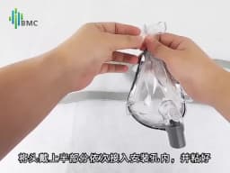 CPAP F1B Respirator Mask Universal Full Face Anti Snoring Mask Medical Apnea Sleep Aiding Ventilator Headgear Soft Silicone Pad