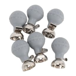 6Pcs Portable EKG Electrodes Chest Suction Ball Accurate Measurement Easy Cleaning Soft Comfortable Adult Chest Suction Cup Bulb