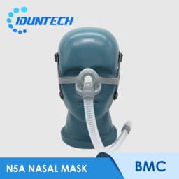 BMC CPAP Nasal Mask Full Face Mask With Tube Adjustable Strap Respirator For Travel CPAP Machine Anti Snoring Stopper Solution