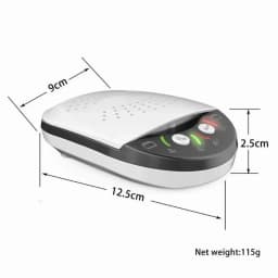 Electric Hearing Aid Dryer Device Portable Hearing Aid Dehumidifier Amplifier Drying Case Moisture Proof Dry Box 3/6 Hour Timer