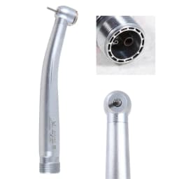 Dental High Speed 2/4Hole Clean Standard/Big Head Handpiece Push Button Air Turbine NSK Style Fit ISO Burs 1.6mm