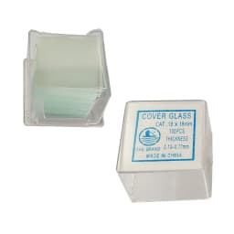 100PCS Professional Glass Cover Glass Microscope Cover Slips 18x18 MM Microscope Slide Covers Wholesale