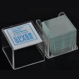100PCS Professional Glass Cover Glass Microscope Cover Slips 18x18 MM Microscope Slide Covers Wholesale
