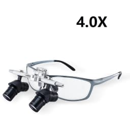 Dental 48 ° Ergo Loupes 4X Medical Magnifying Glass Prevent Bending and Portable Ergo Loupes Light Combination Dentistry Tool