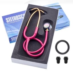 1PCSMedical Color Multifunctional Dual Head Double sided Stethoscope Protective Instrument Accessories Doctor Teaching Equipment