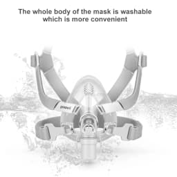 YuWell YF-02 Cpap Mask with Headgear Free Nasal Pads CPAP Full Mask Machine Sleep Apnea Anti Snoring For CPAP BIPAP Machine