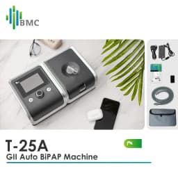 BMC BiPAP Machine T-25A T-25T Y-30T Bi-level BiPAP Snoring Apnea COPD Therapy With Full Face Mask Hose And Humidifier Health