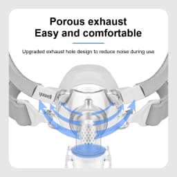 YUWELL Nasal CPAP Mask with Headgear Tube Silicon Gel Cushion for APAP CPAP Machine Sleep Apnea Anti Snoring CPAP Nasal Mask