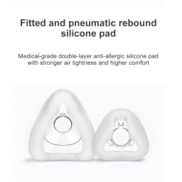 YUWELL Nasal Mask CPAP Mask With Headgear Silicon Gel Cushions for Auto CPAP Machine Sleep Apnea Nasal Mask Anti Snoring Mask