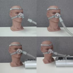 YUWELL Nasal Mask CPAP Mask With Headgear Silicon Gel Cushions for Auto CPAP Machine Sleep Apnea Nasal Mask Anti Snoring Mask