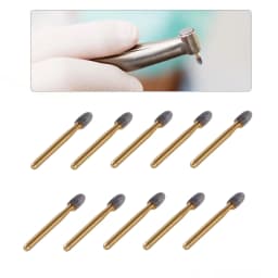 Dental Tungsten Carbide Burs Trimming & Finishing Gold FG-7404/7406/7408 for High Speed Handpiece