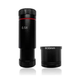 0.5X C-mount Lens Microscope Adapter Port Reducing Relay Lens Eyepiece CCD Camera Mounting Size 23.2mm or 30mm