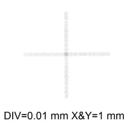Eyepiece Micrometer Diameter 19mm Optical Glass Cross Ruler Net for Biogolical Microscope 23.2mm Ocular DIV 1 0.1 0.05 0.2 mm