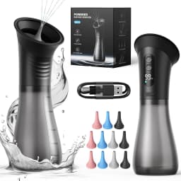 Electric Ear Wax Removal Irrigation Kit 3 Pressure Modes Electric Ear Cleaner Waste Water Tank Water Safe FlushingTool Home Care