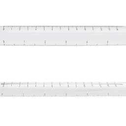 Portable Hand Held Ruler 2x Magnifier Bar 6" with 140 mm Measuring Scale Acrylic Magnifying Glass Reading Magnifier
