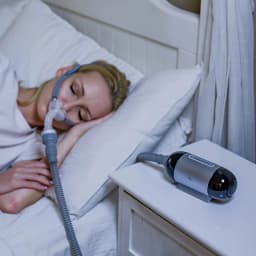 BMC M1 Mini Portable Travel CPAP for Sleep Apnea, 400g Lightweight Auto APAP with Waterless Humidification Mask