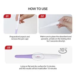 CONTEC Early Pregnancy Test Strip, Over 99% Accurate realiable easy & Convenient to use