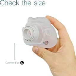 Compatible AirFit F40 Full Face Mask Replacement Cushion Soft Silicone Seal Cushion CPAP Respirator Mask Accessory M/L