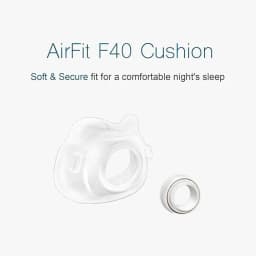 Compatible AirFit F40 Full Face Mask Replacement Cushion Soft Silicone Seal Cushion CPAP Respirator Mask Accessory M/L