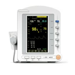 CONTEC CMS5200 Touch Screen Patient Monitor NIBP SPO2 TEMP PR Vital Signs Monitor Thermometer