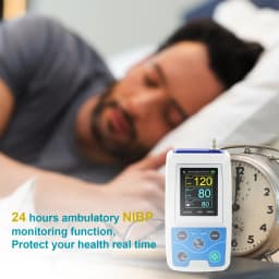 Contec ABPM50 Arm Ambulatory Blood Pressure Monitor 24hours NIBP Holter Monitor+ Adult, Child ,Large Adult Cuff  Choos