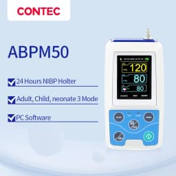 Contec ABPM50 Arm Ambulatory Blood Pressure Monitor 24hours NIBP Holter Monitor+ Adult, Child ,Large Adult Cuff  Choos