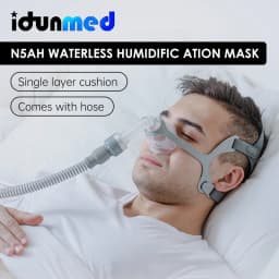 BMC CPAP Mask Waterless Humidification With 3 Size Cushions For Medical Air Breathing Machine Sleep Apnea Anti Snoring Traveling