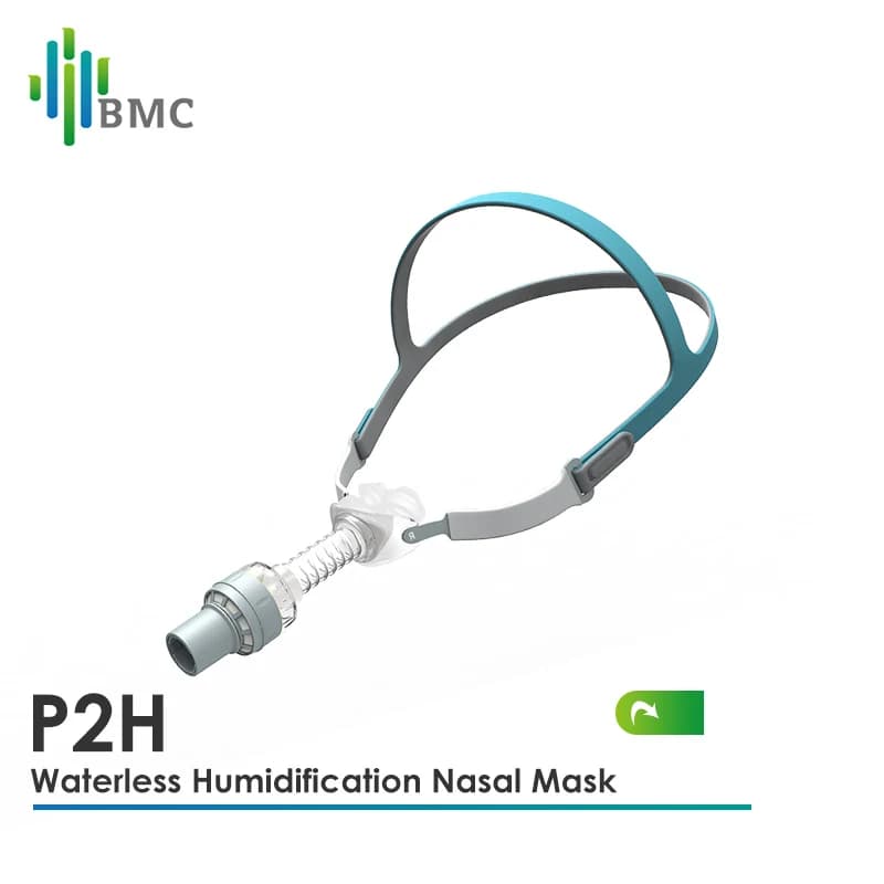 BMC CPAP Mask Waterless Humidification With 3 Size Cushions For Medical Air Breathing Machine Sleep Apnea Anti Snoring Traveling