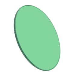 1 PCS Microscope Filter 32mm 35mm 42mm 45mm Green Color Filter Microscope Accessories Optical Transparent Glass