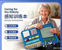 Sensory Blanket Elderly Dementia Alzheimer Tactile Training Sensory Mat Calming Anxiety Relief Senior Care Activity Pad