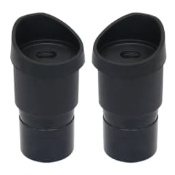 2PCS WF5X Wide Angle Microscope Eyepiece Optical Lens Mounting Size 30 mm Field of View 20 mm with Eyecups for Stereo Microscope