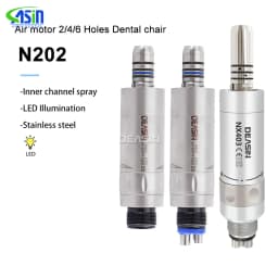 DEASIN Air Motor Dental Handpiece Micromotor Internal Water Spray For Contra Angle Straight Dental Unit 2/4/6 holes Connector